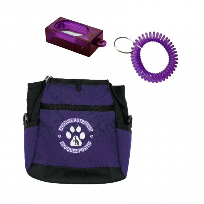 Kit Rapid ANIMALIN (Pochette+Clicker+Bracelet VIOLET)