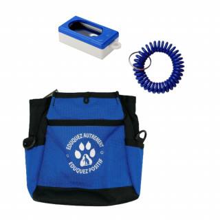 Kit Rapid ANIMALIN (Pochette+Clicker+Bracelet BLEU)