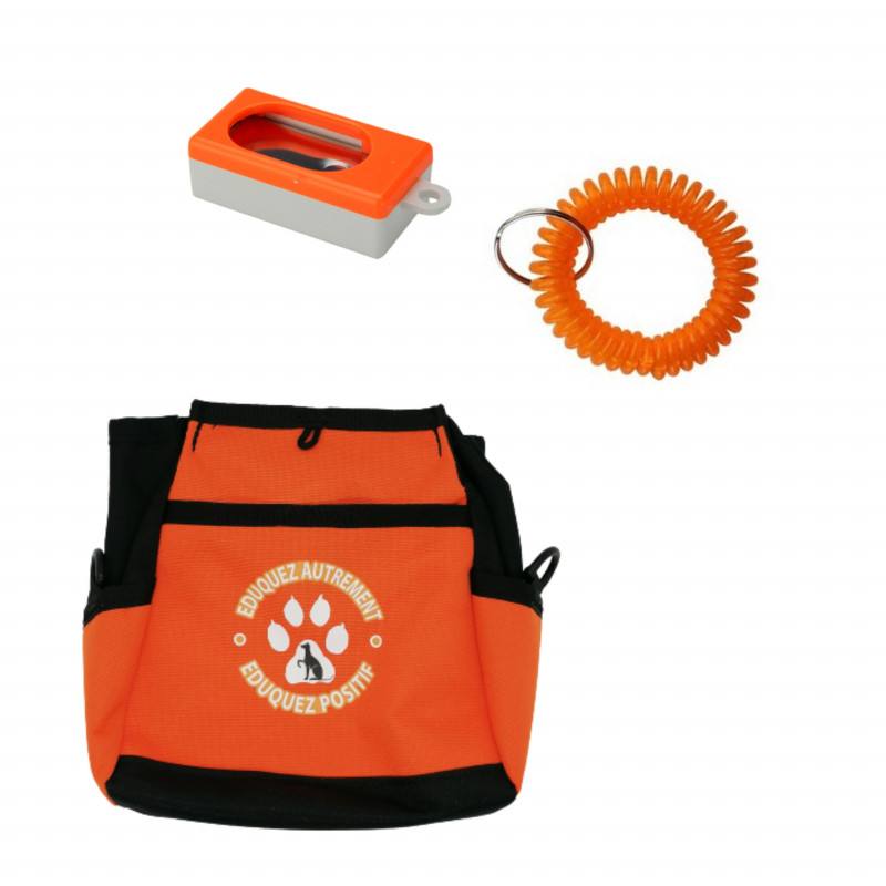 Kit Rapid ANIMALIN (Pochette+Clicker+Bracelet ORANGE)