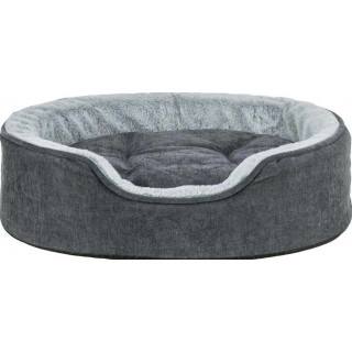 Lit ovale GRIS à mémoire de forme (Vital Lino Soft) 3 tailles