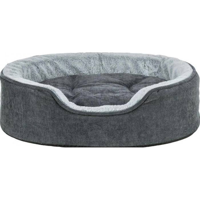 Lit ovale GRIS à mémoire de forme (Vital Lino Soft) 3 tailles