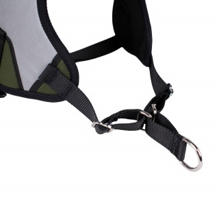 -10% Kit Harnais Animalin® REFLEX PLUS Kaki + Laisse Renforcée ANIMALIN 120 cm (4 tailles)