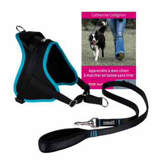 -10% Kit Harnais + Laisse Classic ANIMALIN + Livre “Apprendre à mon chien à marcher en laisse sans tirer”