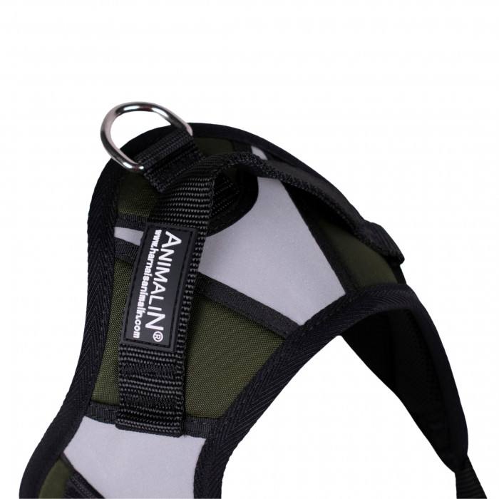 Reflex Plus Vert Kaki – 5 tailles – Harnais de marche en laisse