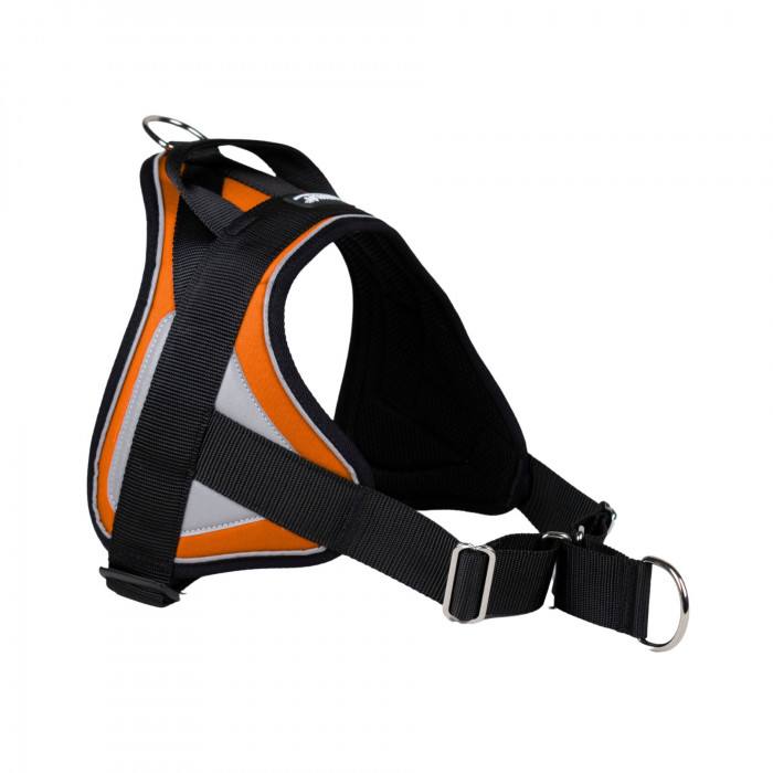 Reflex Orange – XXL – Harnais de marche en laisse