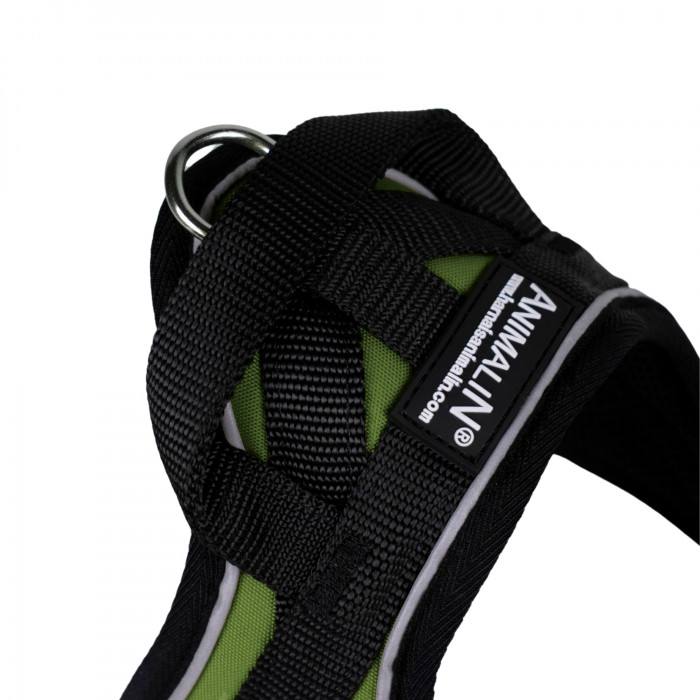 Reflex Vert Kaki – XXS et XS – Harnais de marche en laisse