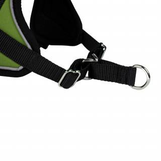 Reflex Vert Kaki – XXS et XS – Harnais de marche en laisse