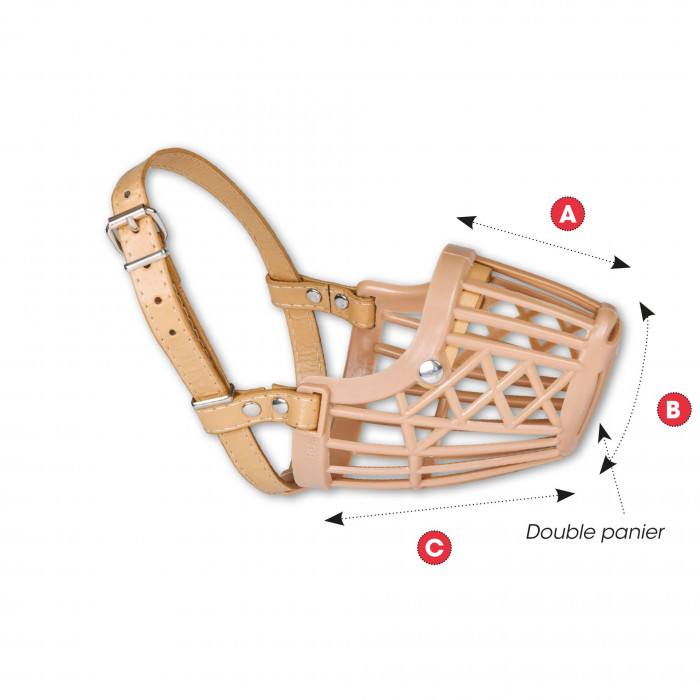 Muselière en plastique pour chien (7 tailles)
