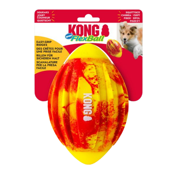 KONG Sport Flexball RUGBY – Dim. 18 x 10 cm