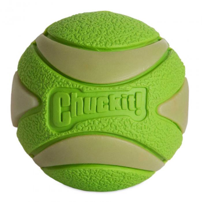 Extra Balle luminescente avec sifflet – Medium (Chuckit! Max Glow Ultra Squeaker Ball )