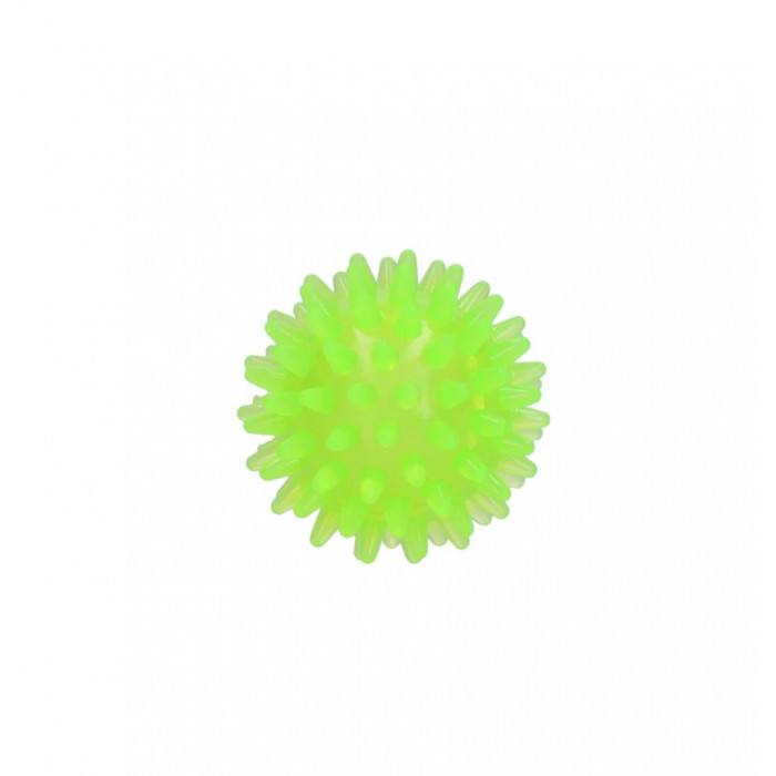 Balle élastique et sonore à picots (3 diamètres)