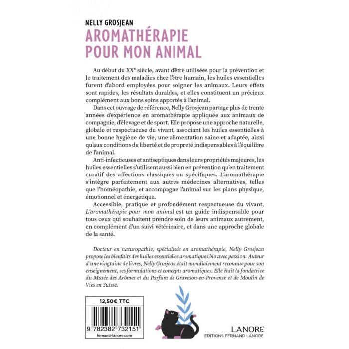 Aromathérapie pour mon animal (Nelly Grosjean)