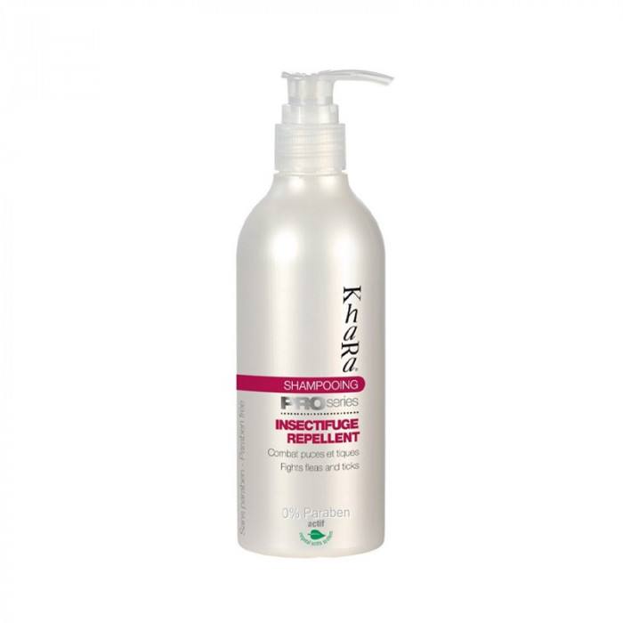 Shampooing insectifuge contre tiques et puces – Khara Pro Series