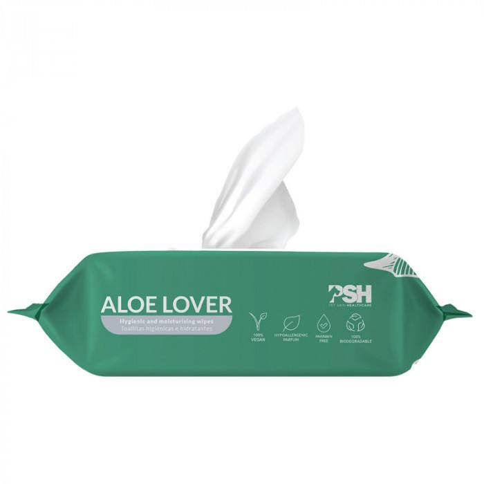 Lingettes à l’Aloe Vera (Aloe Lover) pour chiens et chats  (Boîte de 40)