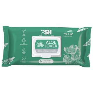 Lingettes à l’Aloe Vera (Aloe Lover) pour chiens et chats  (Boîte de 40)