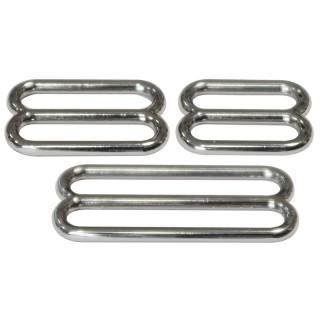 Boucle de sangle avec passant double (3 dimensions) pour harnais Animalin