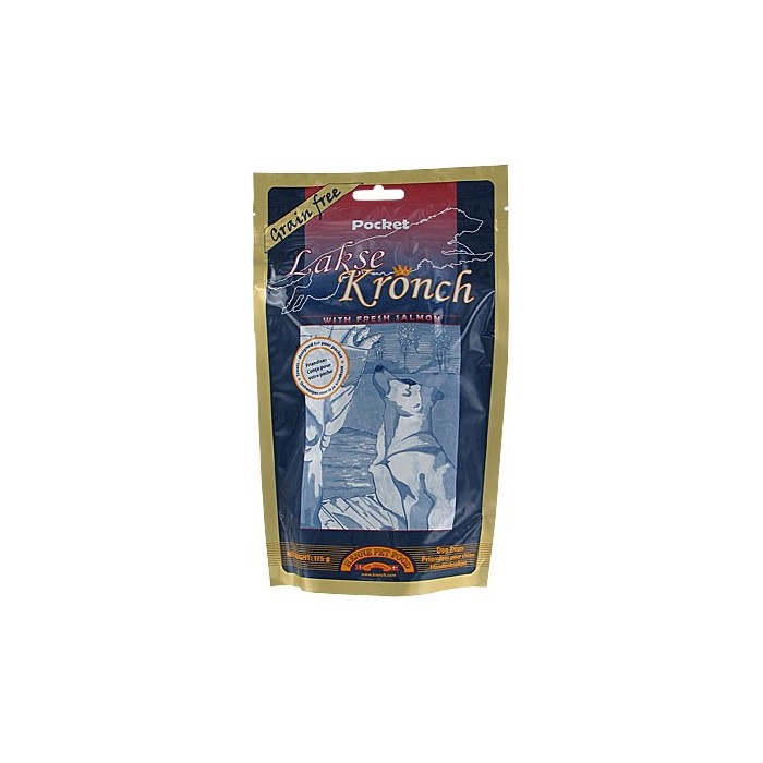 Friandises croquantes 76 % Saumon (Lakse Kronch Pocket)