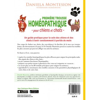 Première trousse homéopathique pour chiens et chats