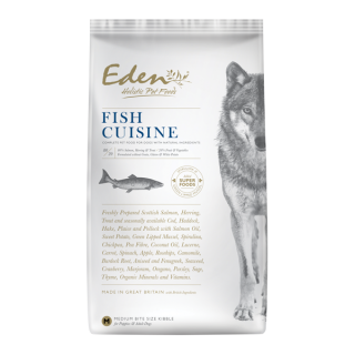 Eden 80/20 “Fish Cuisine” pour Chiots, Chiens adultes et Seniors