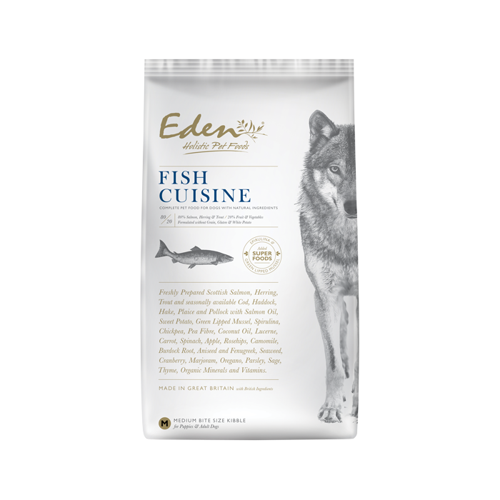 Eden 80/20 “Fish Cuisine” pour Chiots, Chiens adultes et Seniors