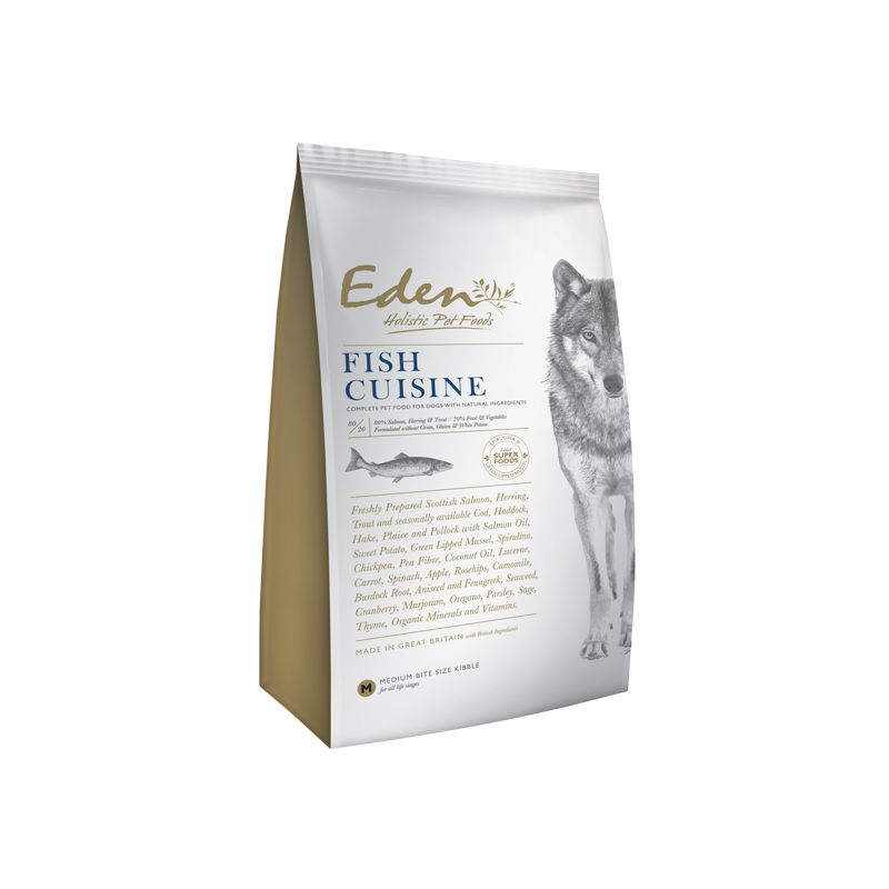 Eden 80/20 “Fish Cuisine” pour Chiots, Chiens adultes et Seniors