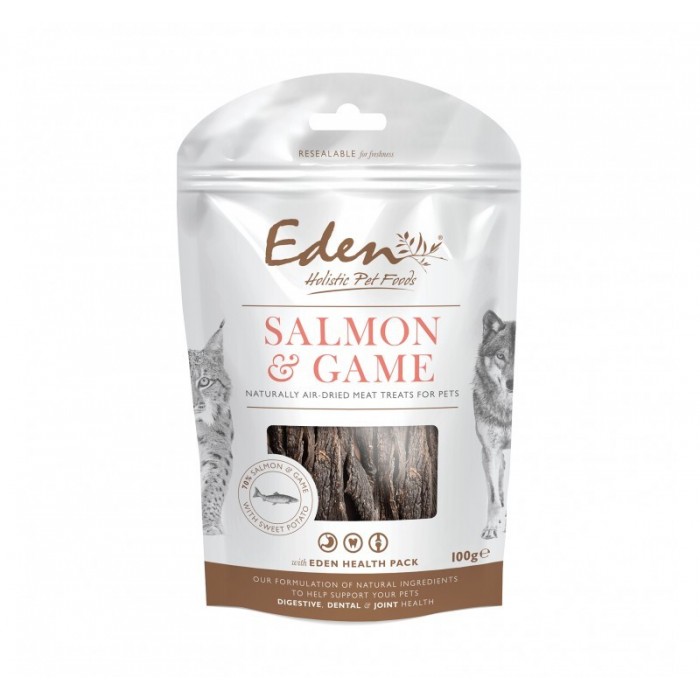 Récompenses semi-humides Poisson/Gibier (Eden Fish Treats)