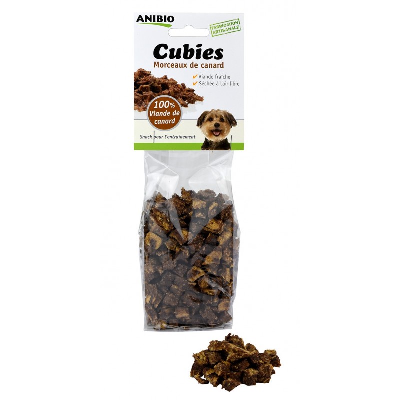 Friandises Cubies 100 % viande ANIBIO