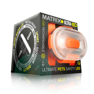 Lampe de sécurité Ultra LED Matrix - 6 couleurs - Charge USB - 100 % étanche