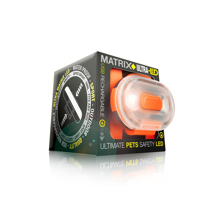 Lampe de sécurité Ultra LED Matrix - 6 couleurs - Charge USB - 100 % étanche