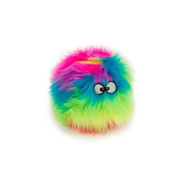 Balle Peluche Arc-en-Ciel (goDog Furballz Rainbow)