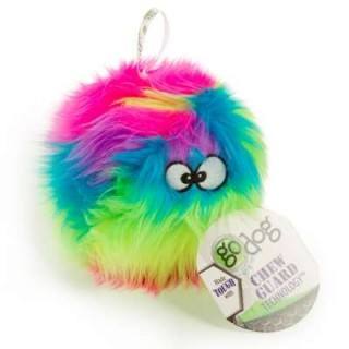 Balle Peluche Arc-en-Ciel (goDog Furballz Rainbow)