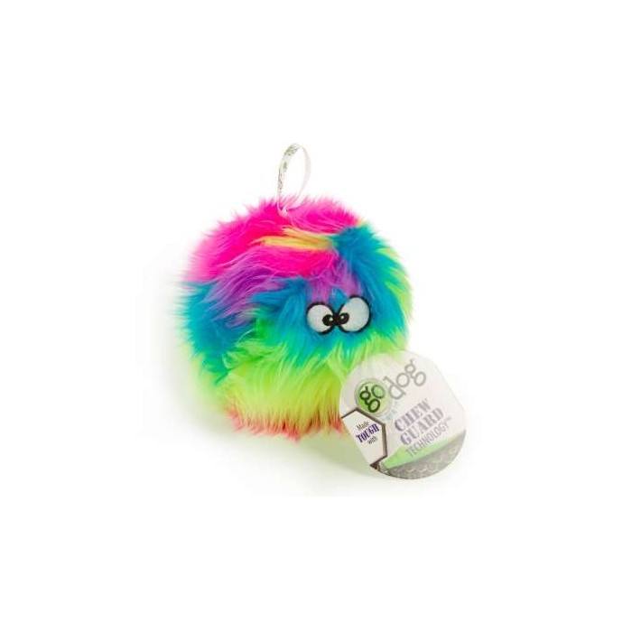 Balle Peluche Arc-en-Ciel (goDog Furballz Rainbow)