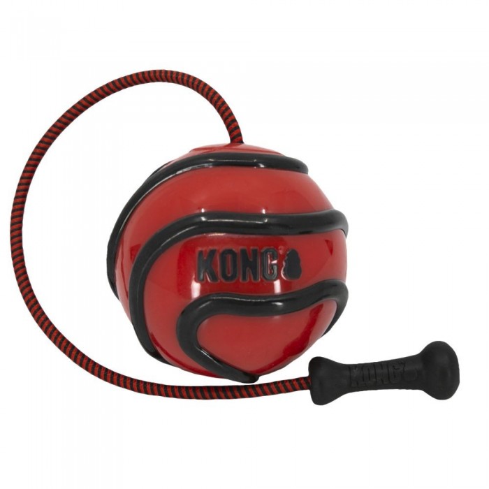 Balle Kong avec cordon élastique (Kong Wavz Bunji Ball) 2 tailles