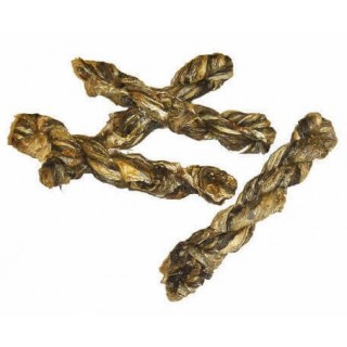 100 % Peaux de poisson séché - Bâtonnets torsadés craquants – 100 et 500 g (Fish4Dogs Sea Jerky Fish Twists)