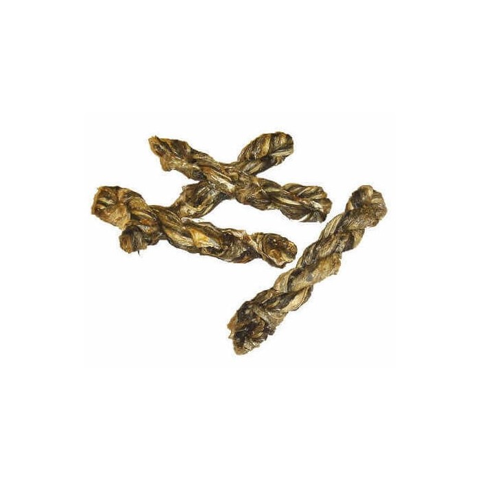 100 % Peaux de poisson séché - Bâtonnets torsadés craquants – 100 et 500 g (Fish4Dogs Sea Jerky Fish Twists)