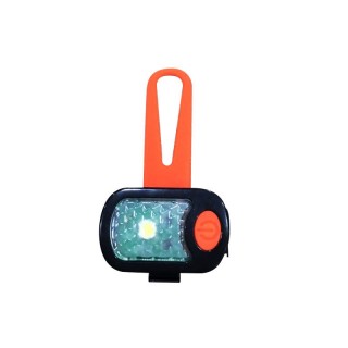 Lampe de Sécurité en silicone et ABS, rechargeable par USB (2 couleurs)