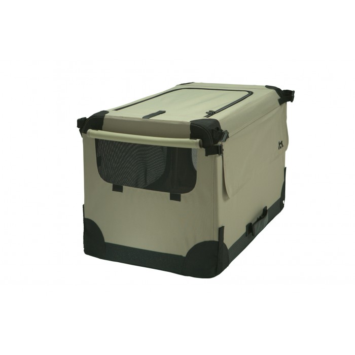Cage de transport souple 7 tailles – Coloris Beige (Soft Kennel)